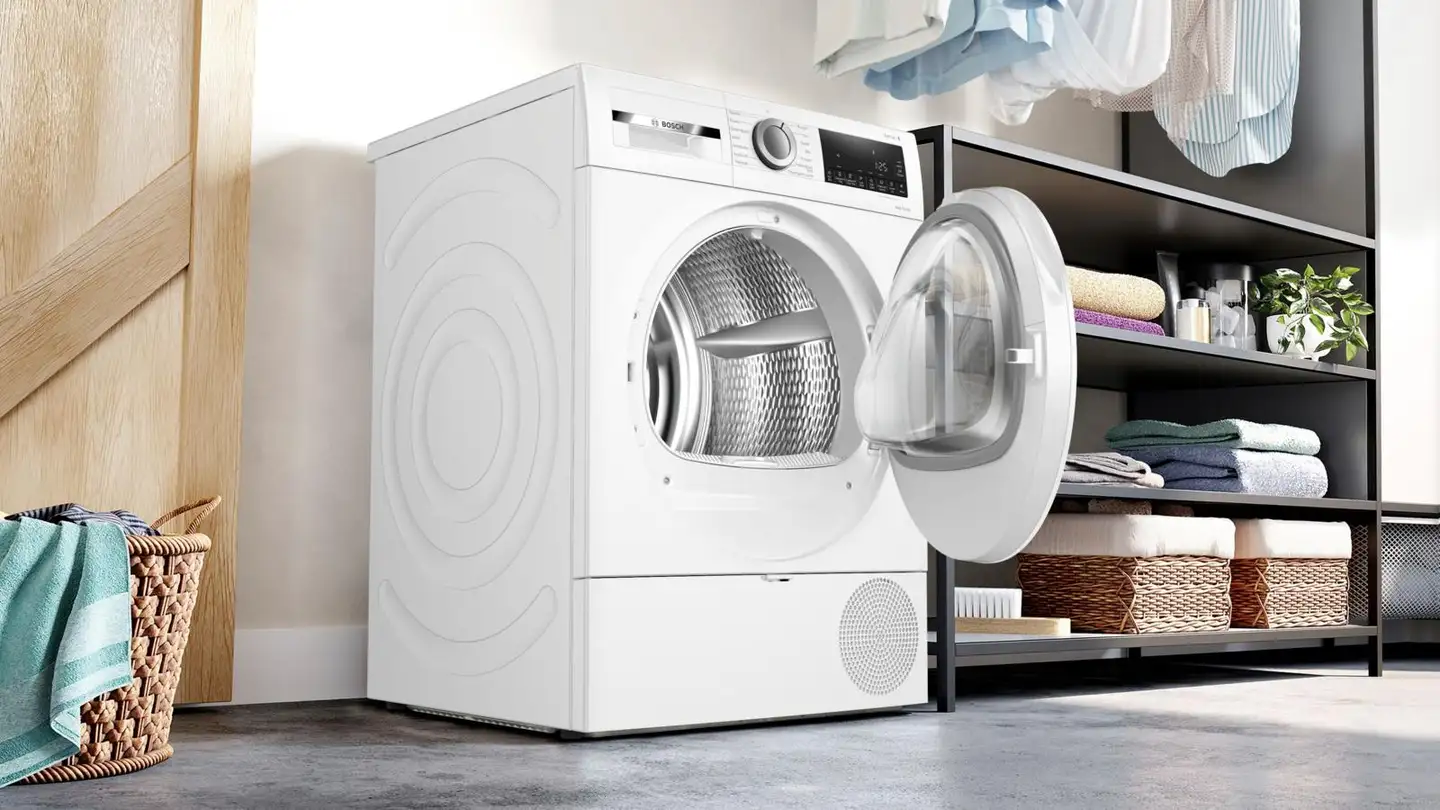 Bosch kuivausrumpu WQG2420ASN, 60cm, 9kg, valkoinen - 3