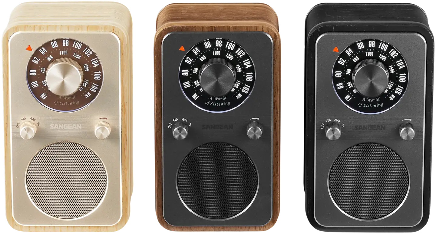 Sangean WR-9 Bluetooth pöytäradio, vaalea tammi - 8