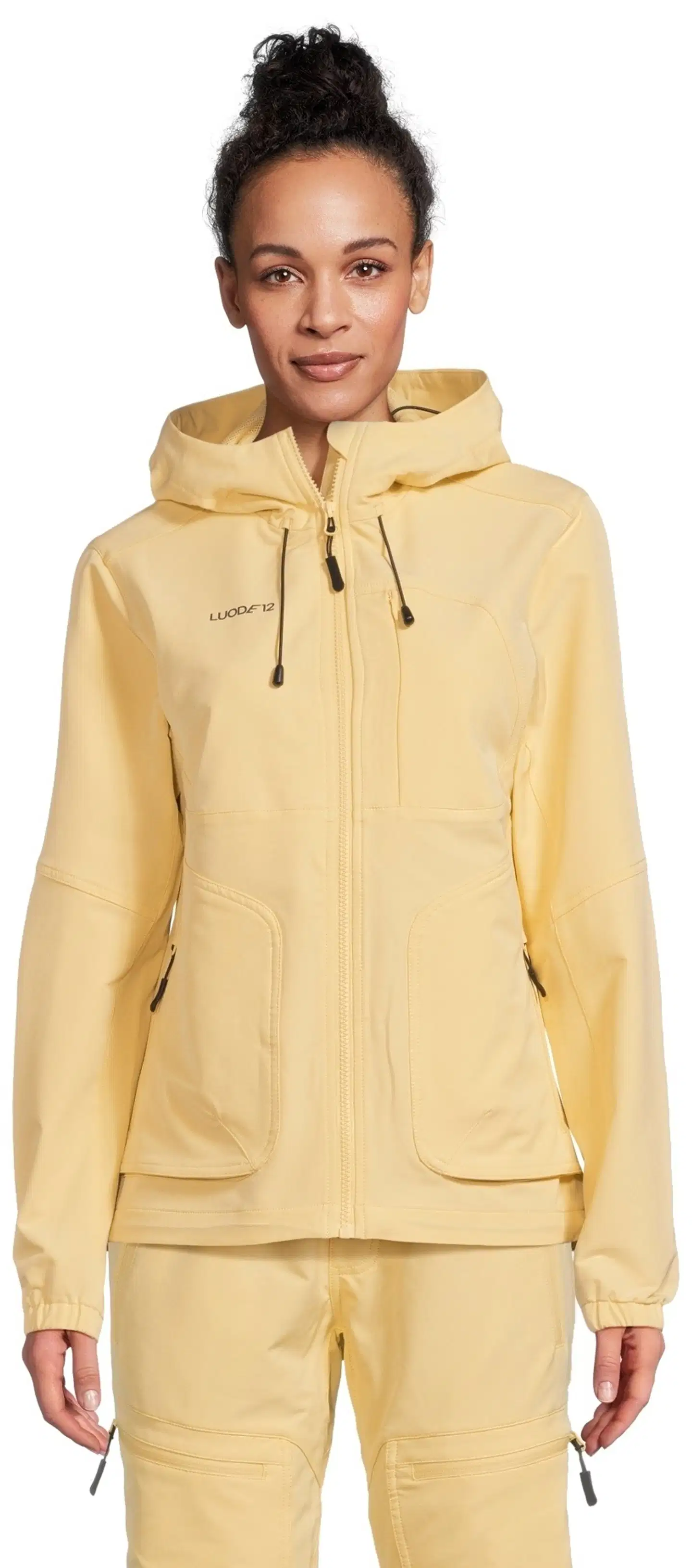 Luode12 naisten retkeilytakki loose-fit 223L112660 - golden haze - 1