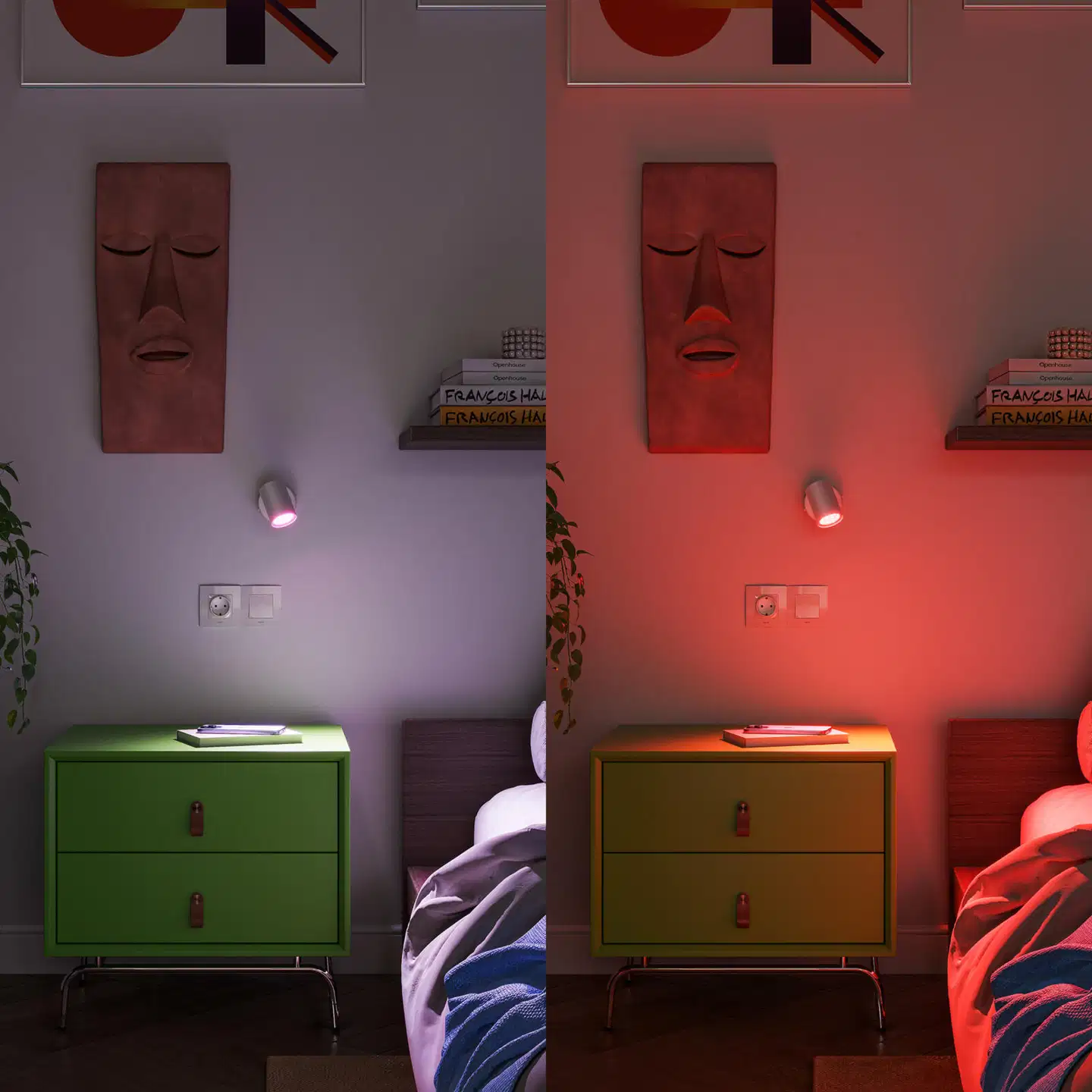 Philips Smart Lighting BOS kohdevalaisin GU10 5W RGB + säädettävä valkoinen kaukosäätimellä - 9