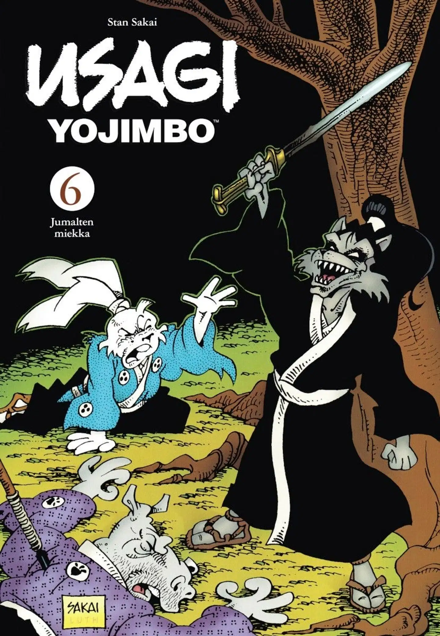 Saka, Usagi Yojimbo 6 - Jumalten miekka