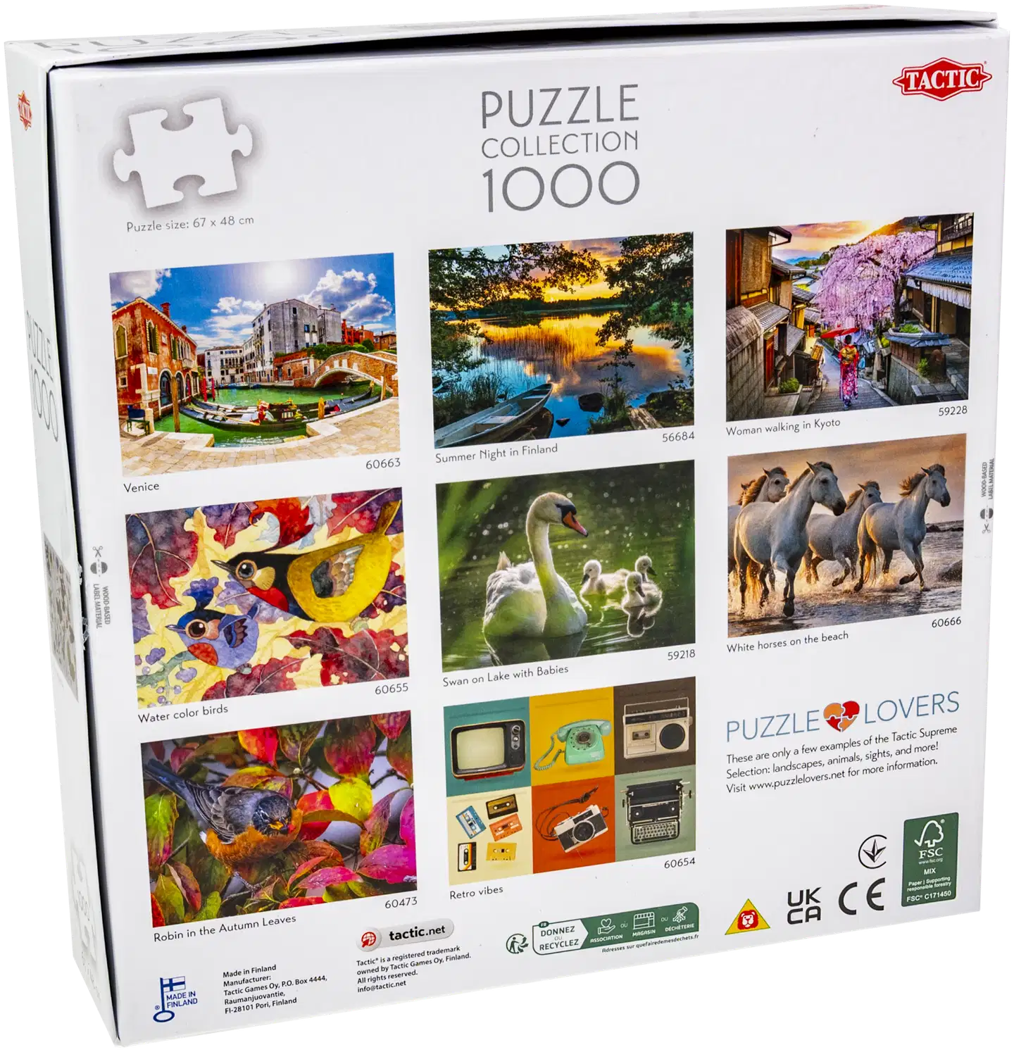 Tactic Palapeli Puzzle Lovers My Herbarium 1000 palaa - 5