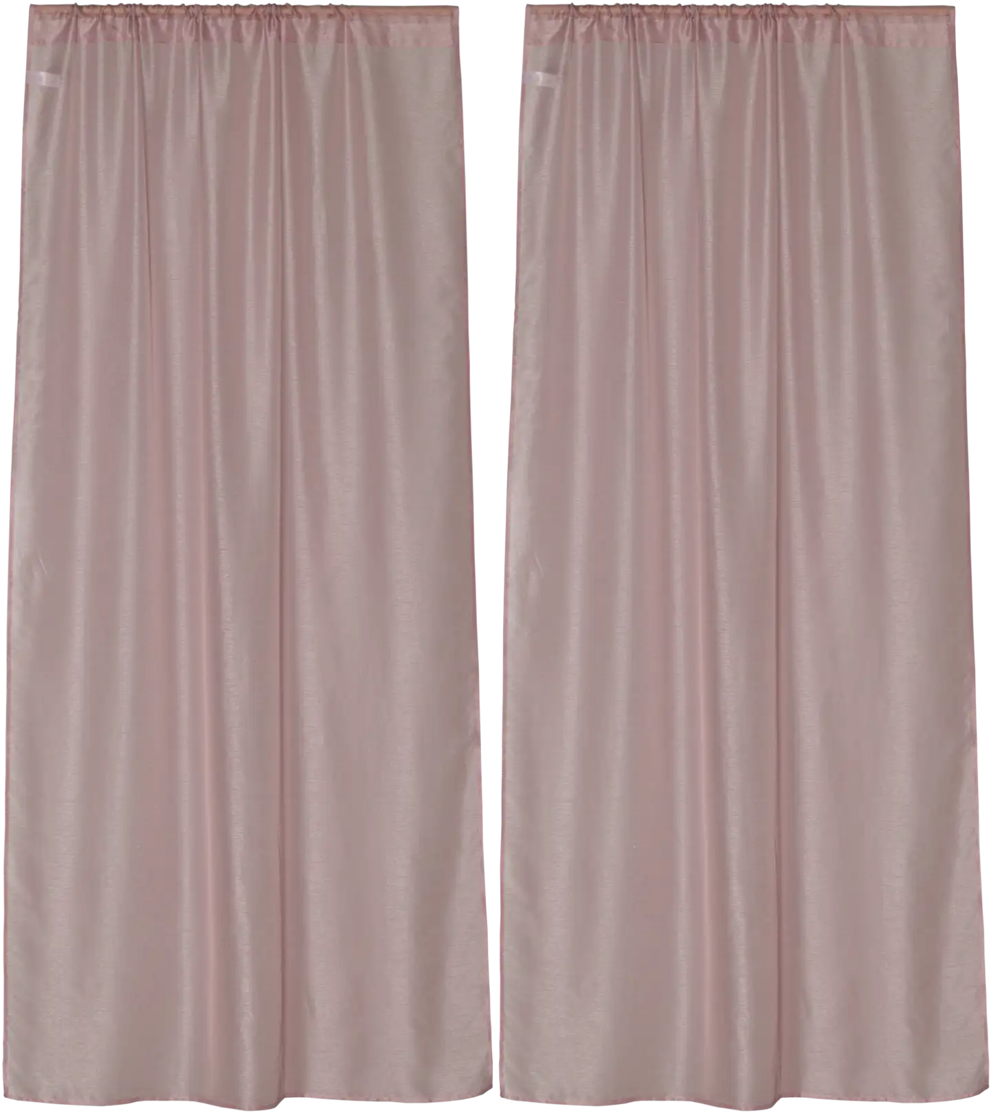 House valoverho Sofia 140x250 cm 2 kpl vaaleanpunainen - 1