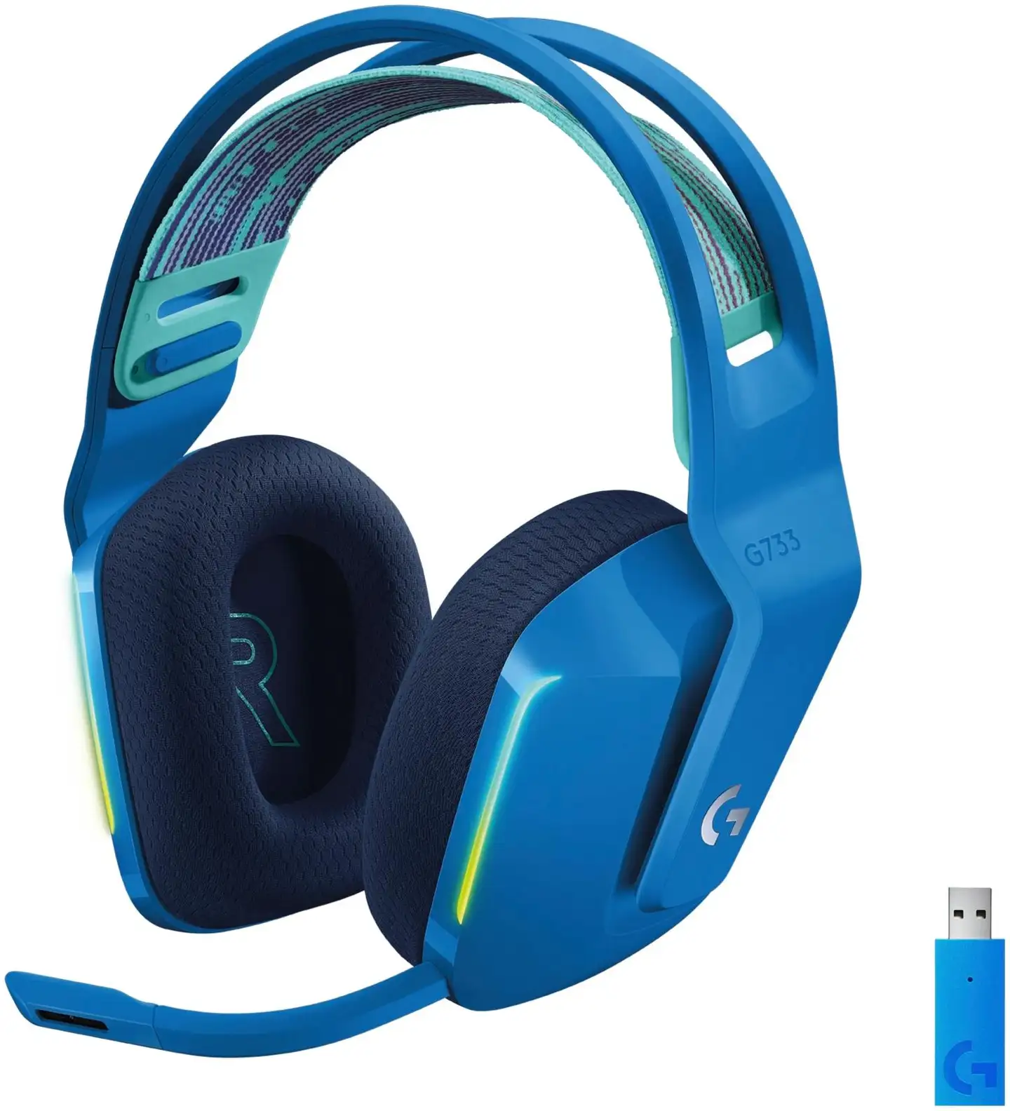 Logitech pelikuuloke Lightspeed G733 sininen