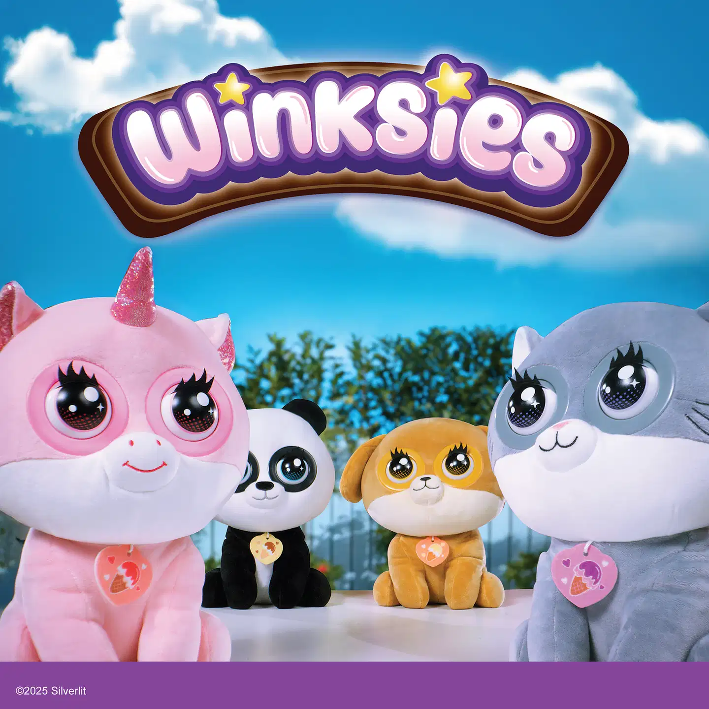 Silverlit pehmolelu räpyttelevillä silmillä Winksies, erilaisia - 17