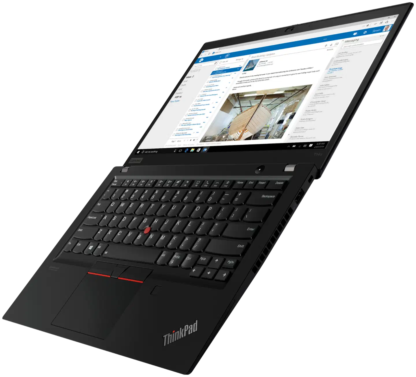 Nuvoo tehdashuollettu kannettava tietokone LENOVO Thinkpad T14s G1 AMD Ryzen 5 Pro 4650U 14" FHD IPD 16GB 256GB SSD W11P FI A - 5