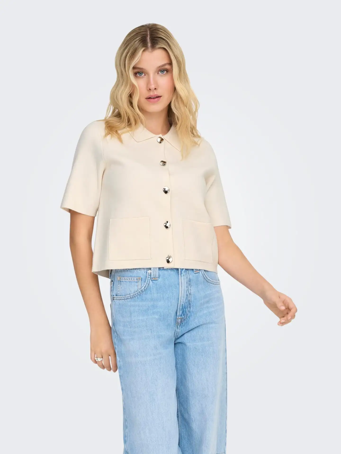 JDY naisten neuletakki Jdyprime - Whitecap Gray - 3