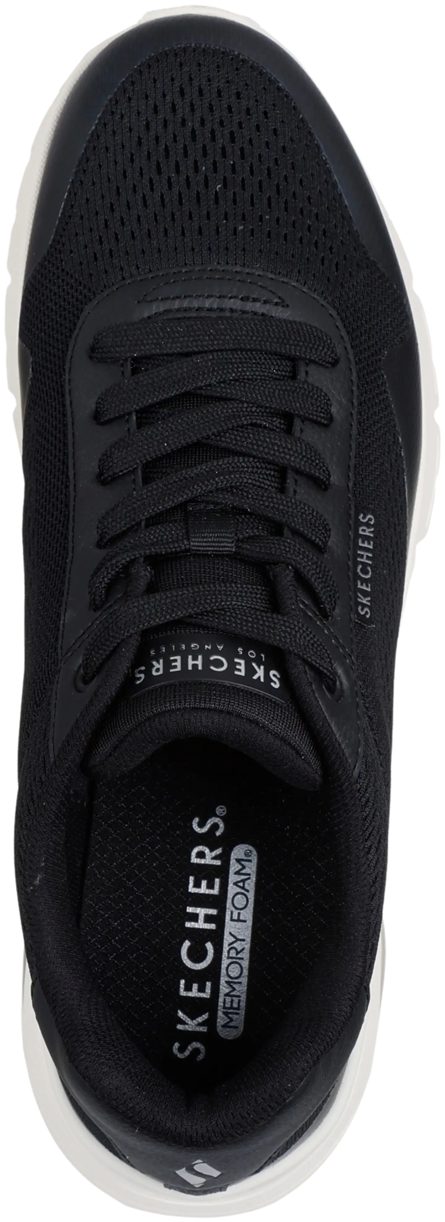 Skechers miesten vapaa-ajan lenkkari Uno Flex Black - BLACK - 4