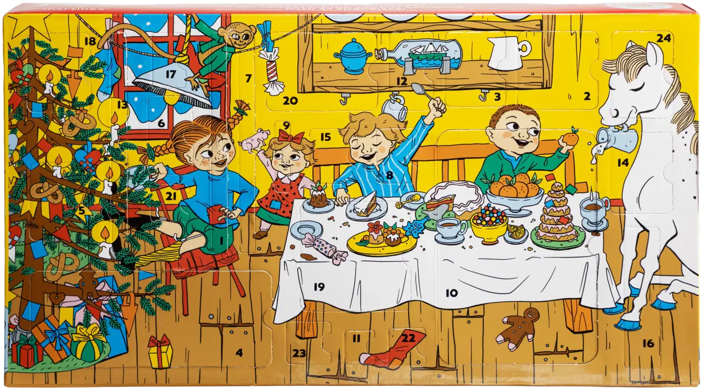 Pippi Longstocking X Martinex lelujoulukalenteri 2026 - 2