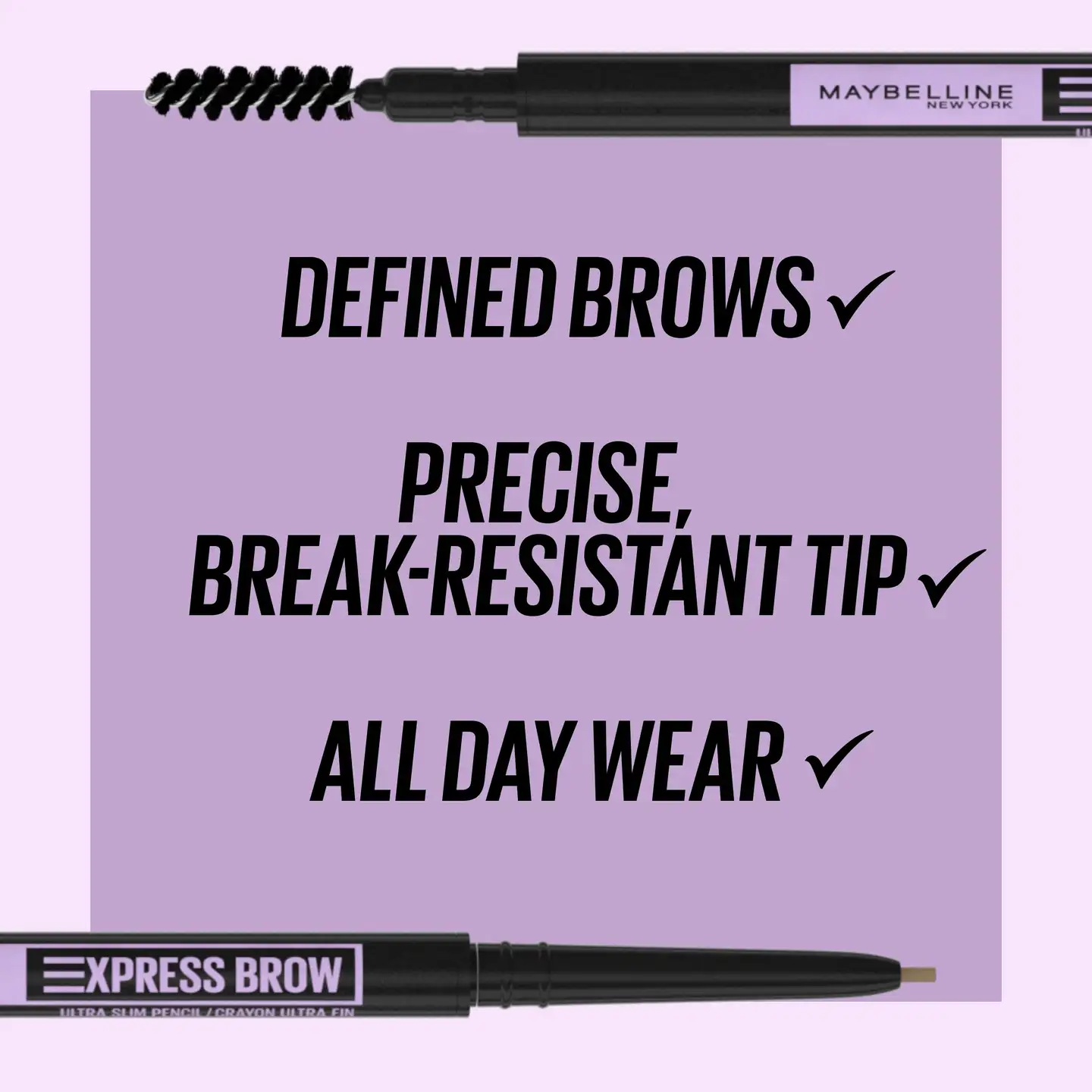 Maybelline New York Express Brow Ultra Slim 06 Black brown -kulmakynä 0,84g - 4