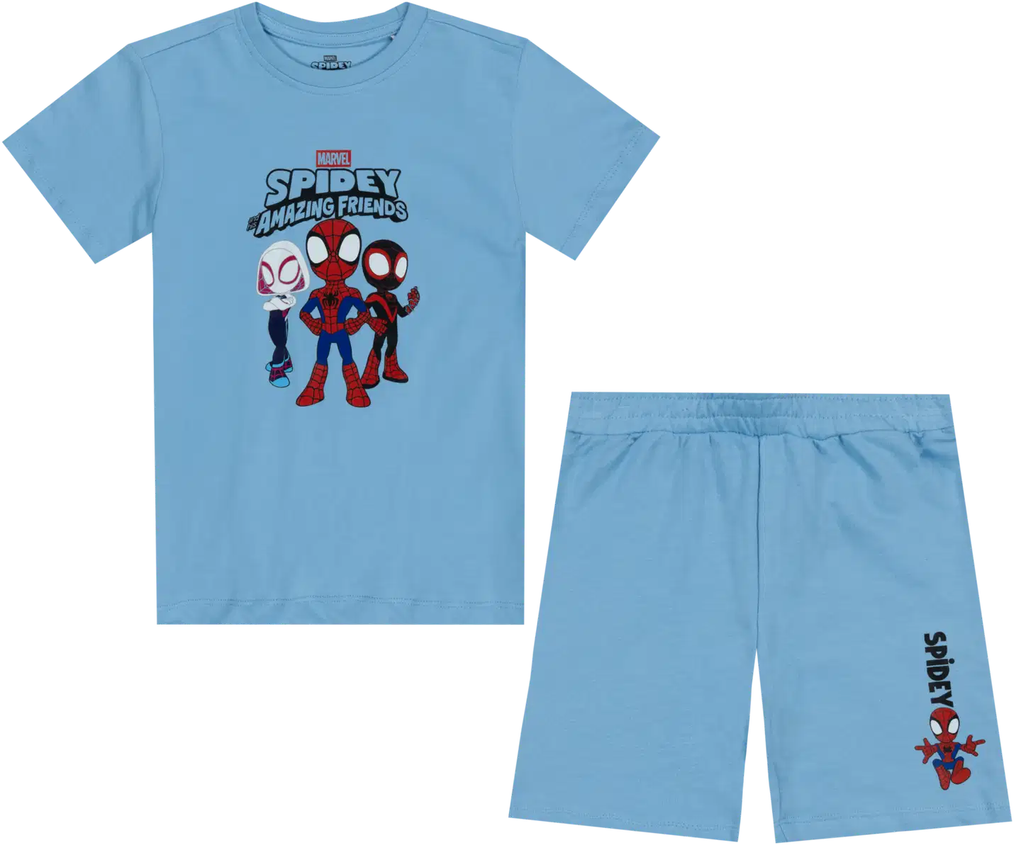 Spiderman lasten shortsisetti SPQ70007A - Blue - 1