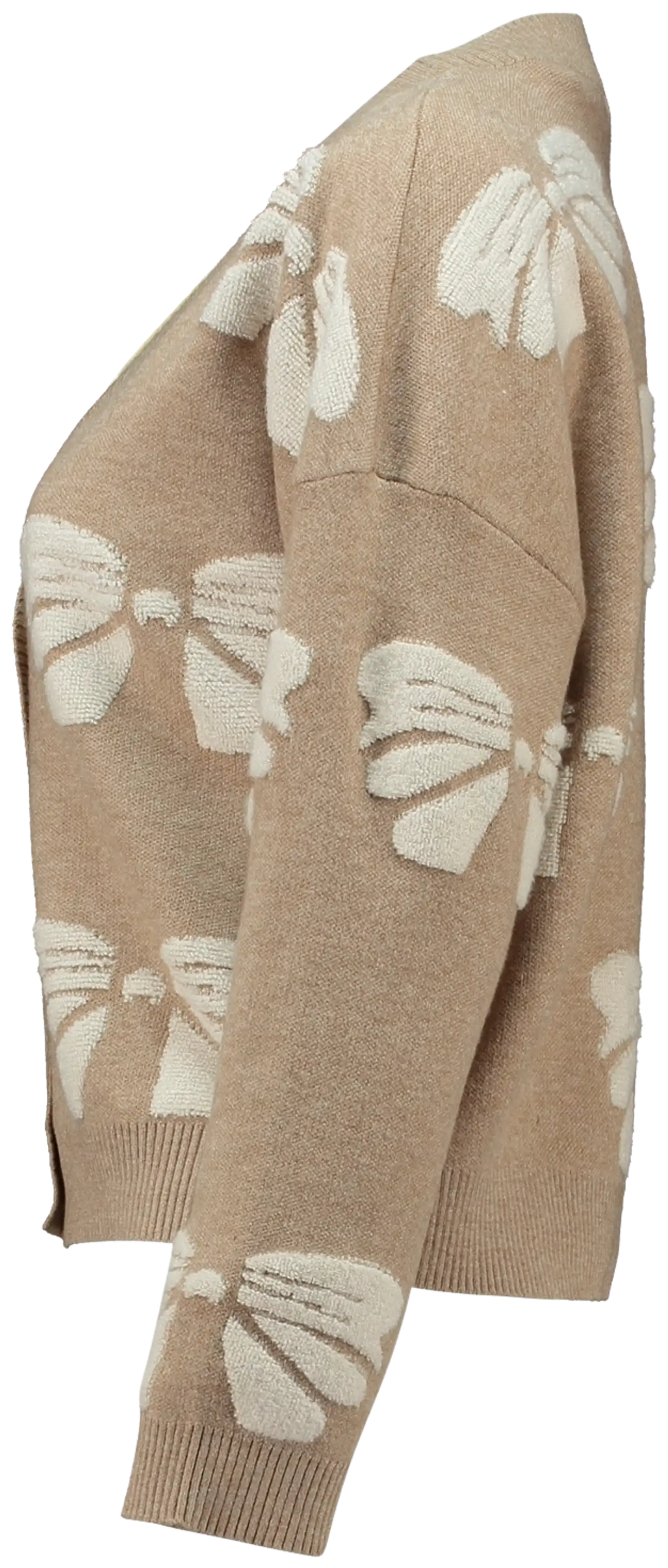 Hailys naisten neuletakki na44yla faya-pr2408044 - beige marl - 2