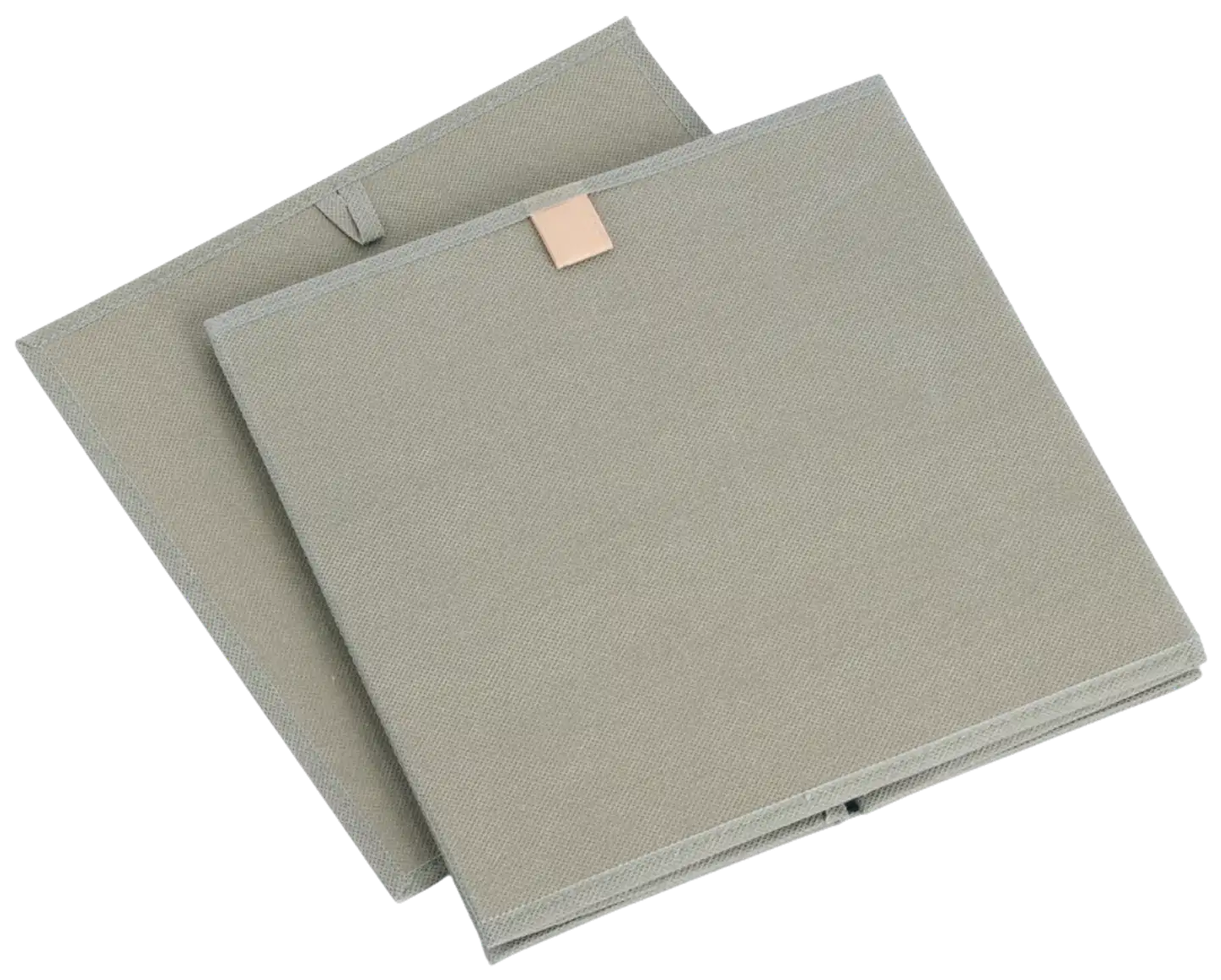 Zeller säilytyslaatikko kuitukangas khaki - 3