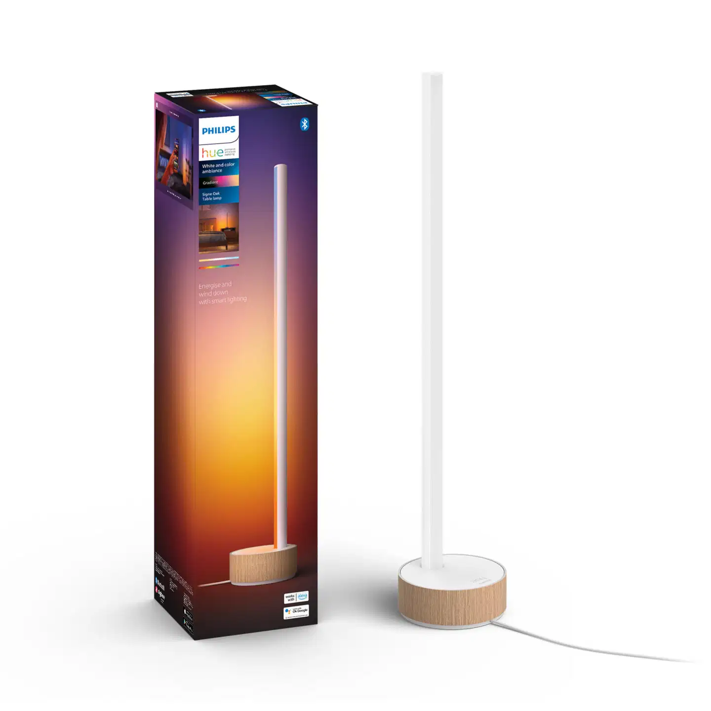 Philips Hue Gradient Signe -pöytävalaisin 12W 2000-6500K 1040LM tammi - 7