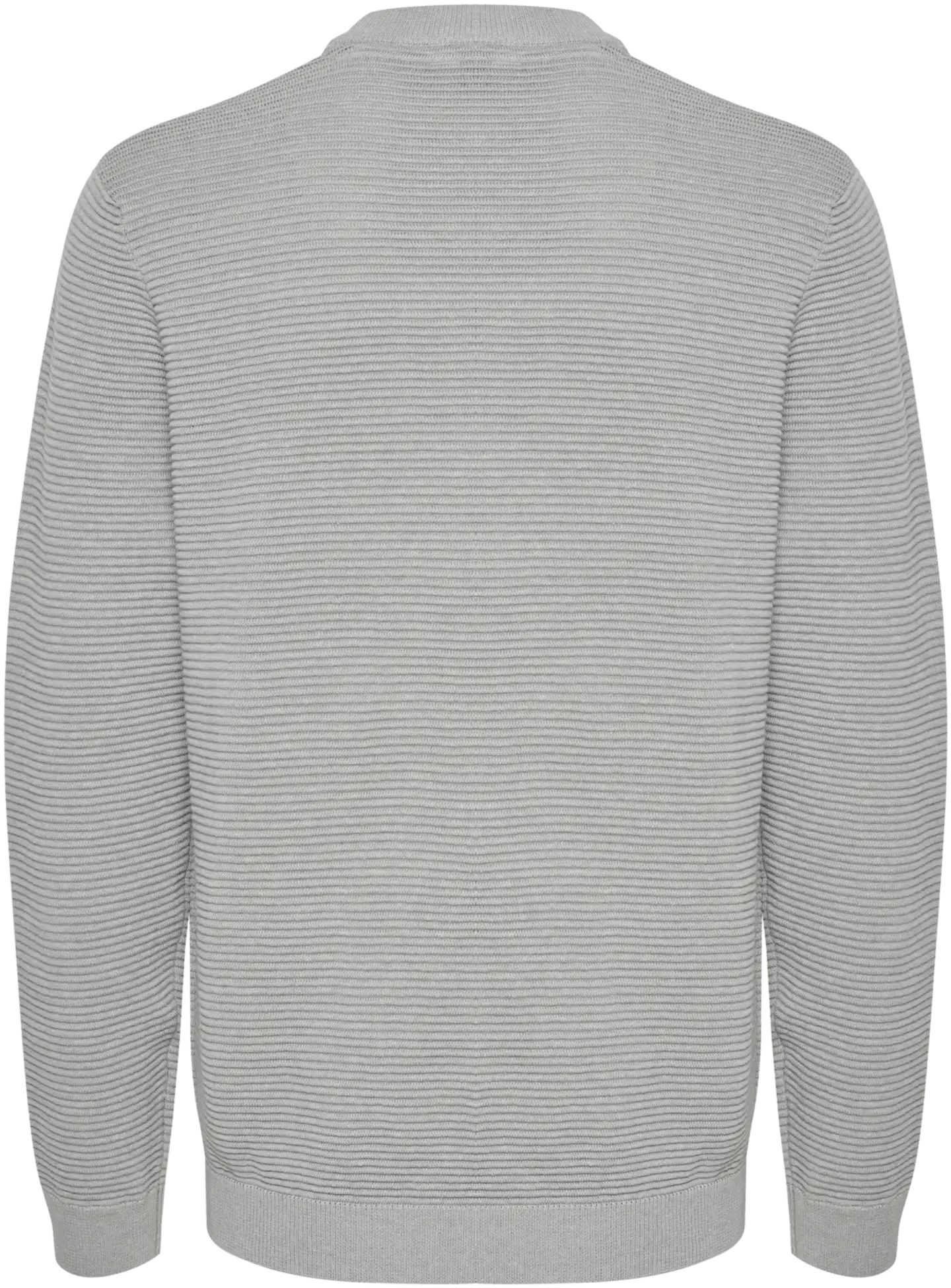 Solid miesten neulepusero SDValencia - Light Grey melange - 2