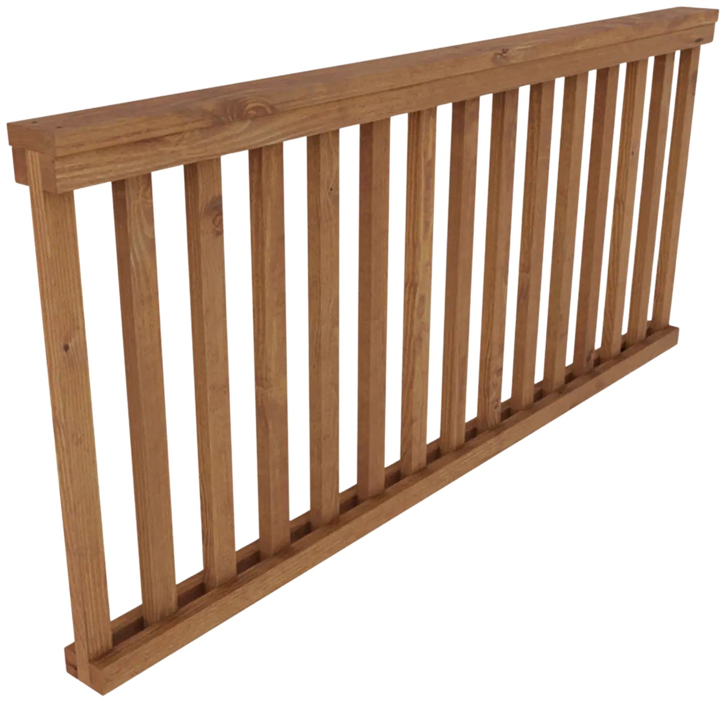 Miljöörakennus aitaelementti pysty rima, r, 180x80x9,5 - 1