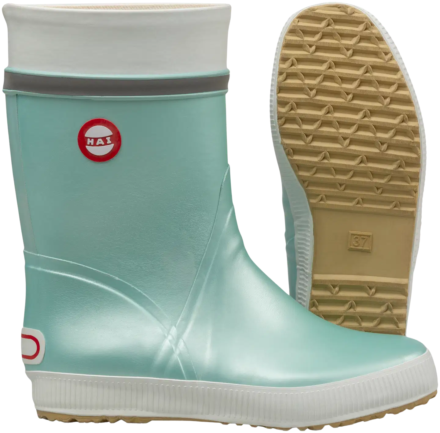 Hai naisten kumisaapas Shiny Mint - Minttu - 1