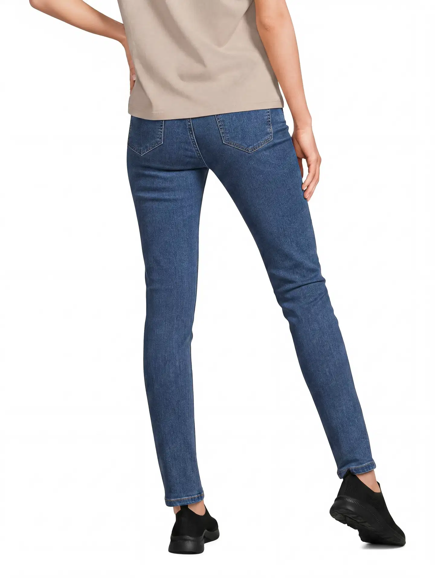 House naisten denimjeggingsit Jeggings - MID BLUE - 3