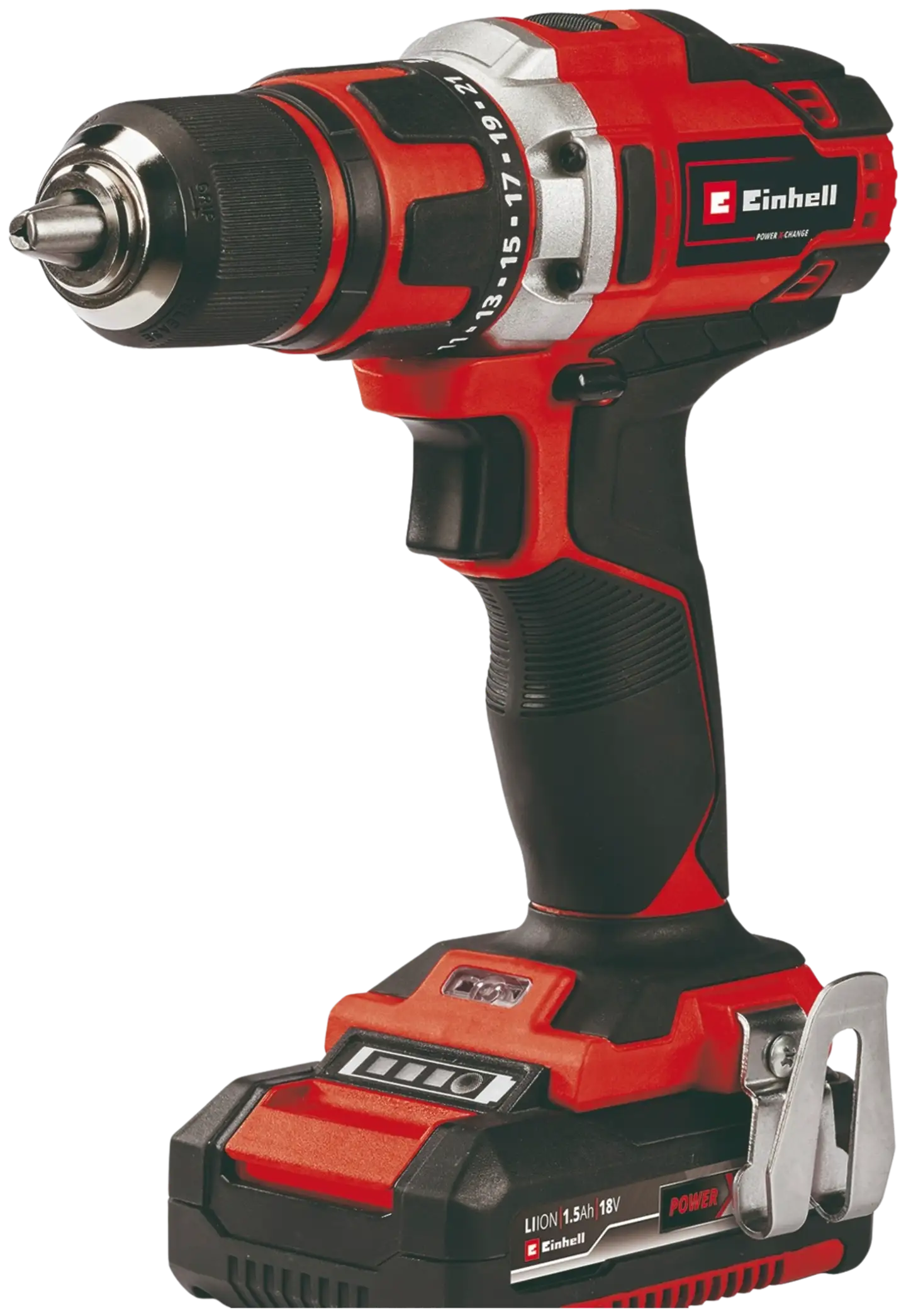 Einhell akkuporakone TE-CD 18/40-1 Li (2x1,5 Ah) - 3