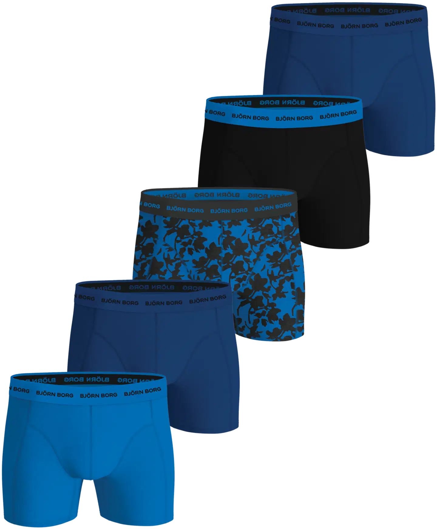 Björn Borg miesten bokserit Cotton Stretch 5-pack 10005881 - MP003 - 1