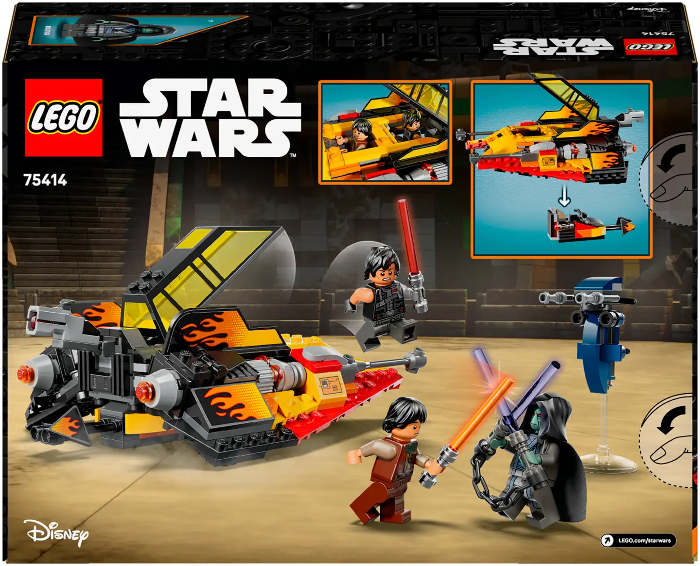 LEGO® Star Wars TM 75414 Force Burner ‑lumikiituri - 4