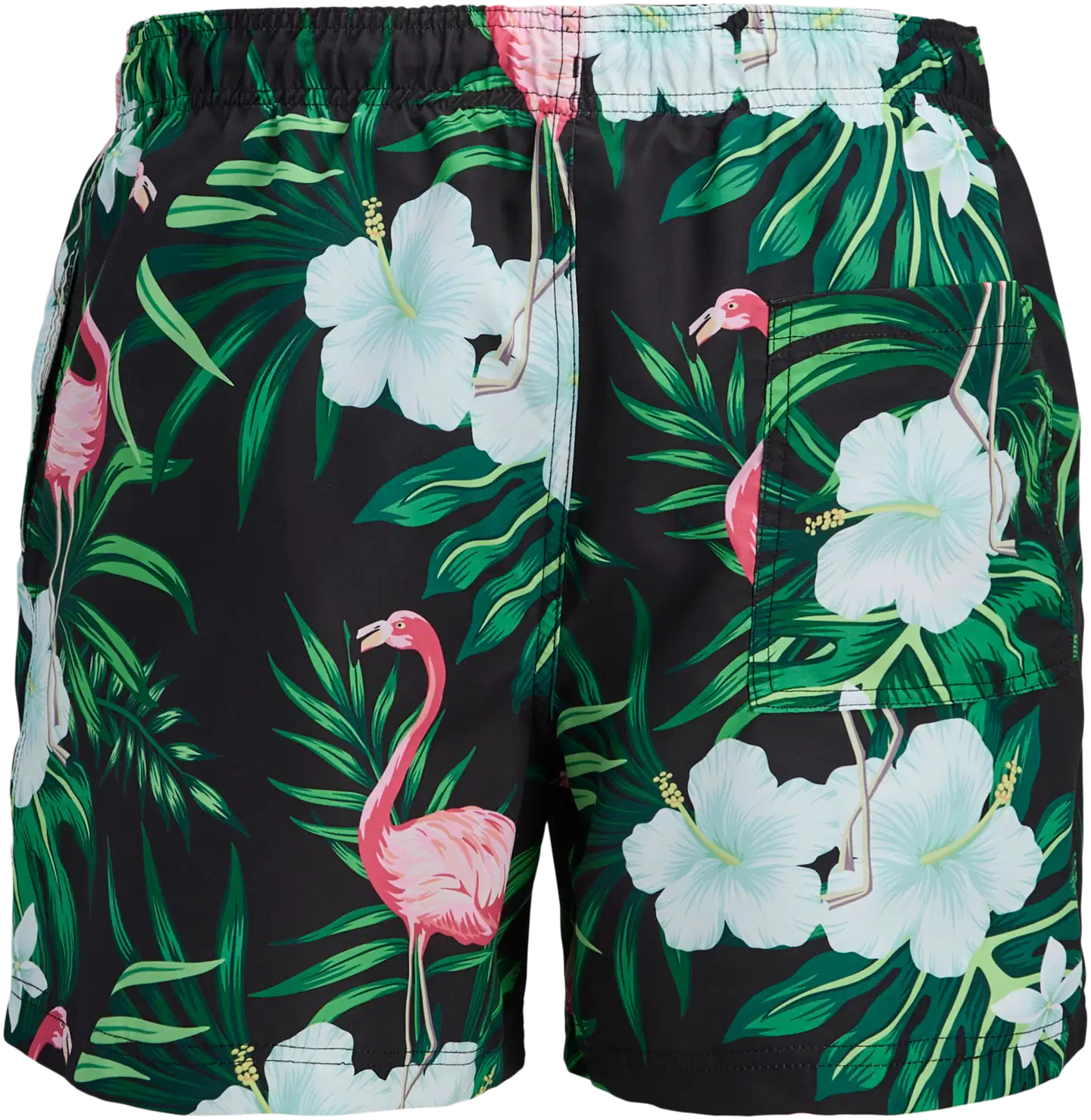 JJ REBEL miesten uimashortsit Jrebhawaii - BLACK - 2