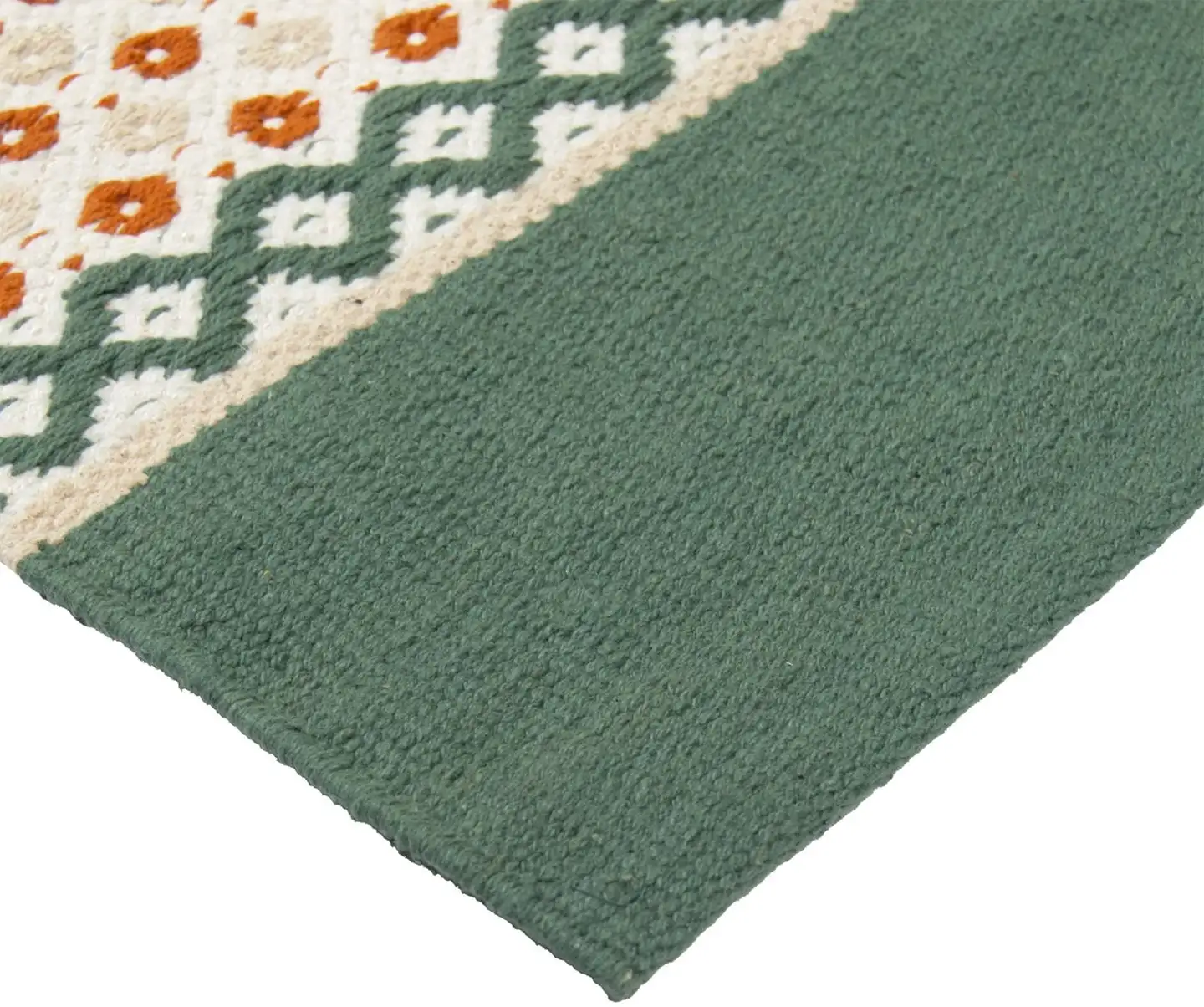 ihankotona puuvillamatto Helka 160x230 cm vihreä - 2