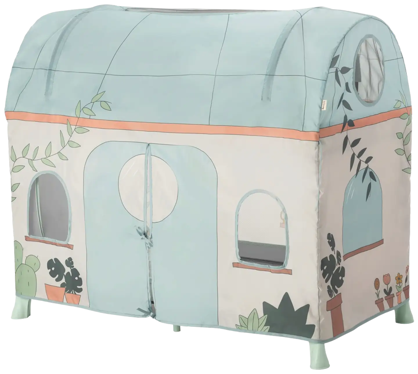 Hauck päällinen matkasänkyyn Travel Bed kasvit - 1