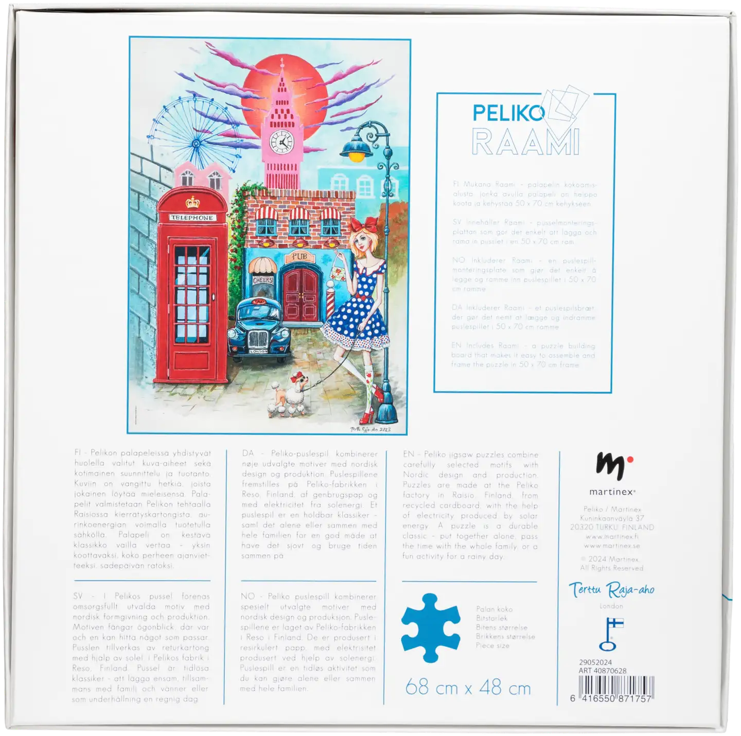 Peliko palapeli 1000 palaa Terttu Raja-aho Lontoo - 3