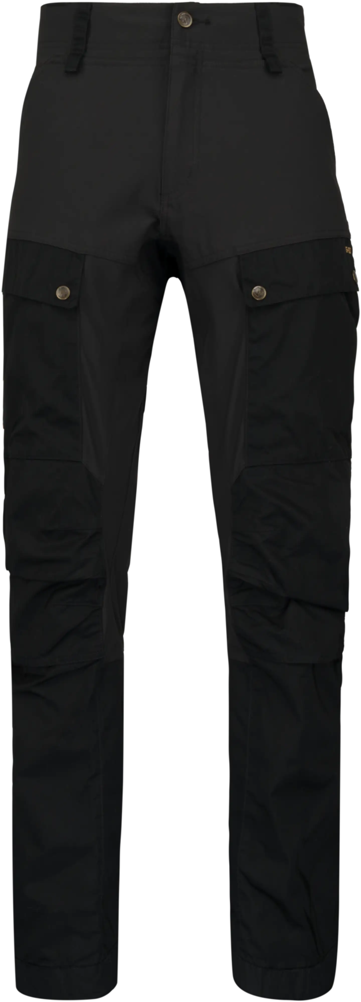 Fjällräven miesten ulkoiluhousut Keb Trousers M Long - BLACK - 1