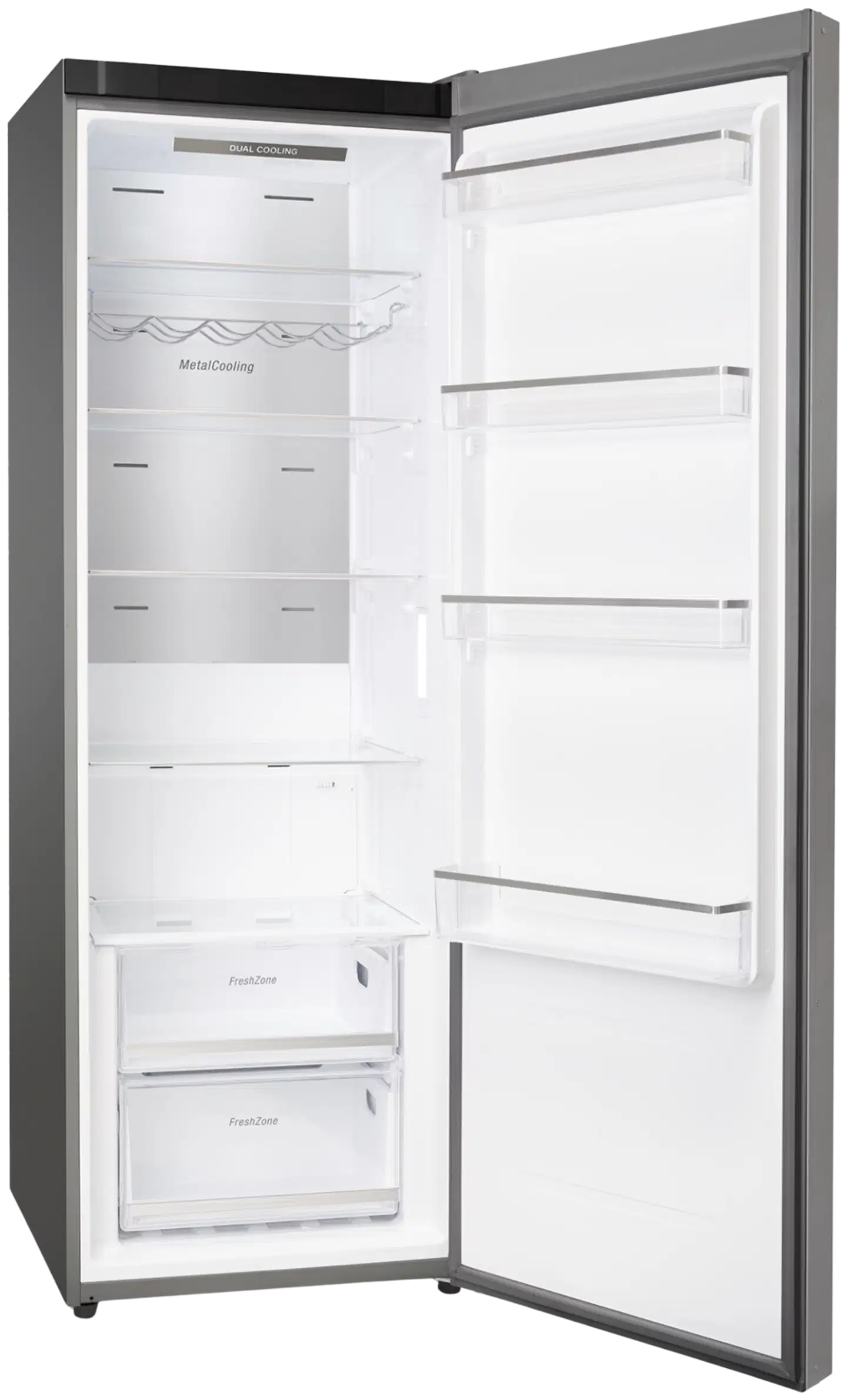 Gram jääkaappi KS 881865 FX, korkeus 186cm, teräs - 2