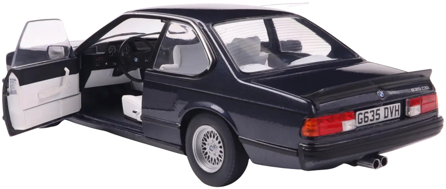 Solido 1:18 BMW 635 CSI (E24) Macau blue keräilyauto pienoismalli - 6