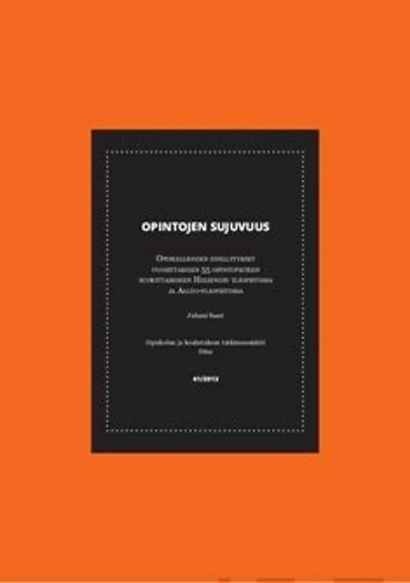 Saari, Opintojen sujuvuus - opiskelijoiden edellytykset vuosittaiseen 55 opintopisteen suorittamiseen Helsingin yliopistossa ja Aalto-yliopistossa