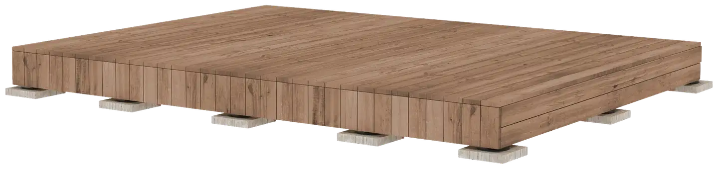 PatioN°rd Aava valmisterassi 3x4 kestopuu - 1