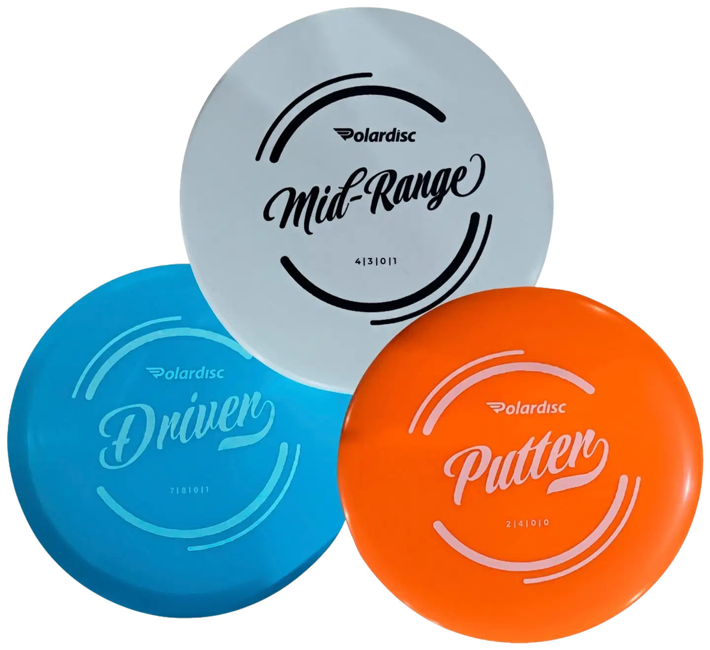 Polardisc frisbeegolf kiekkosetti - 2