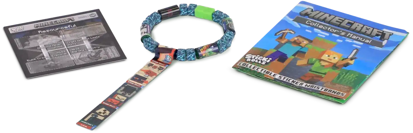 Sticki Rolls Minecraft Tarrarannekoru Yllätyspakkaus 50 tarraa - 3