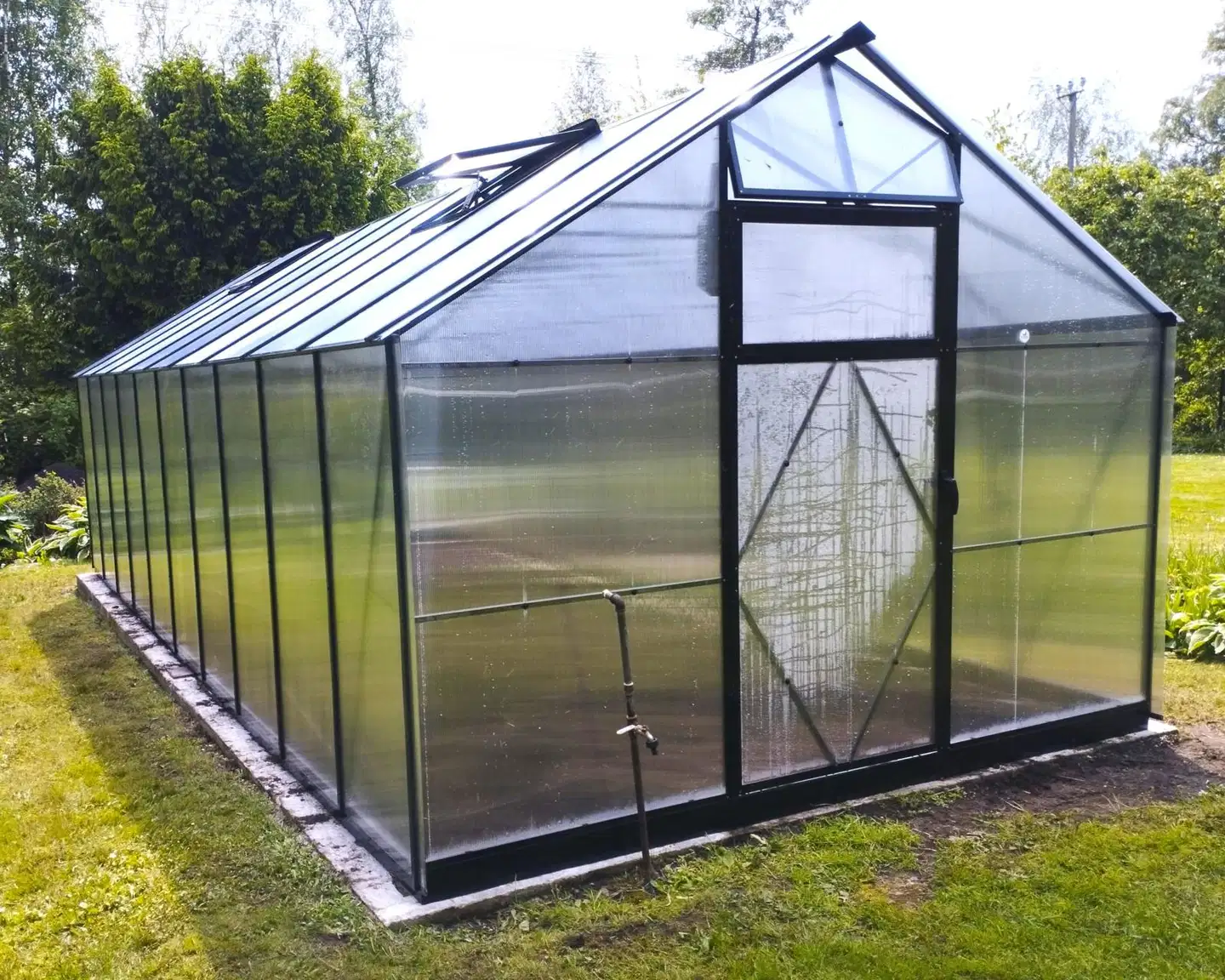 Ecoslider kasvihuone Lux 3.0 X 6.9 - 7