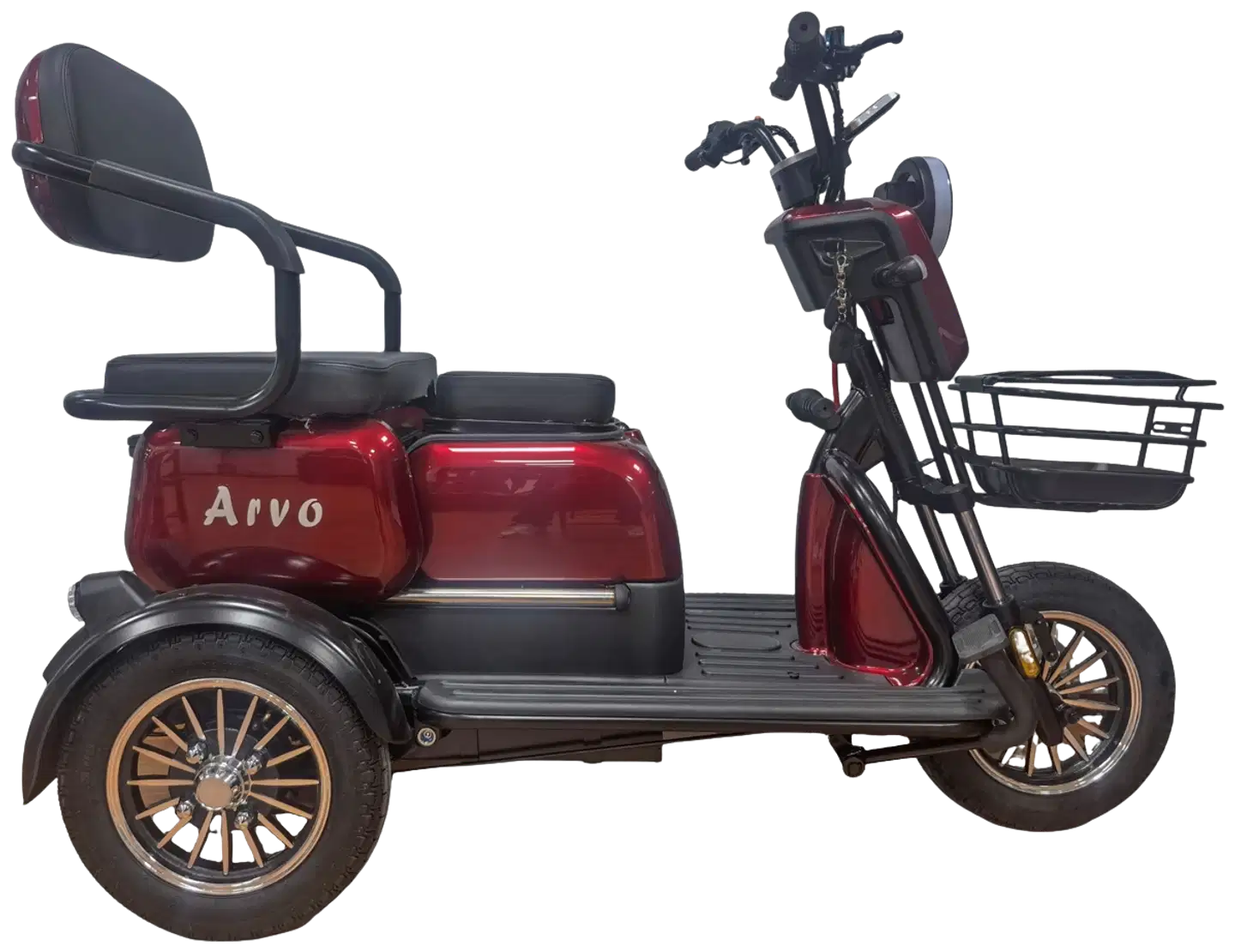 Arvo senioriskootteri p250 punainen - 6