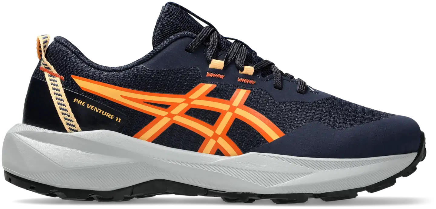 Asics Pre Venture 11 lasten polkujuoksukenkä - MIDNIGHT/ORANGE GLOW - 2