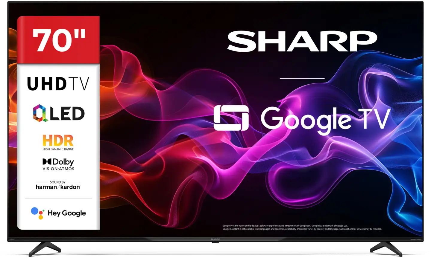 Sharp 70" 4K UHD QLED Google TV 70HP5265E (2026) - 2