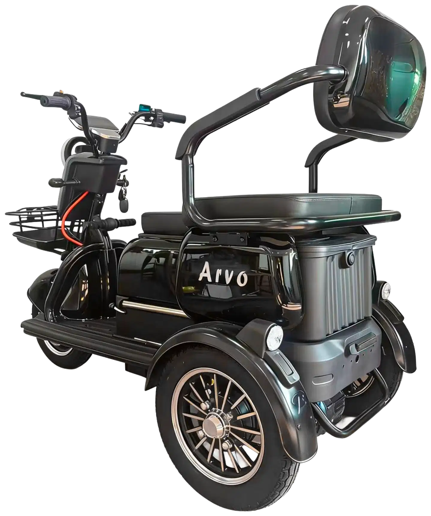 Arvo senioriskootteri p250 musta - 6