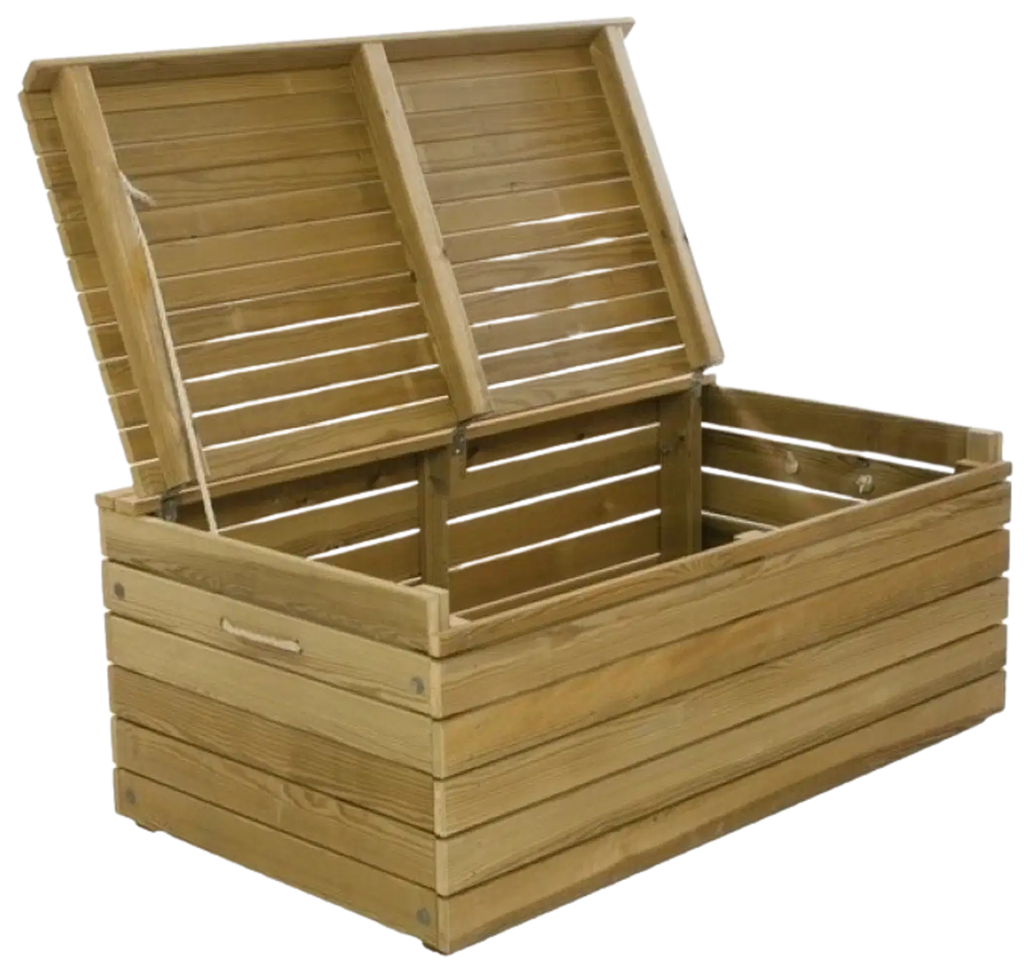 Paula arkku 120cm, kestopuu vihreä - 2