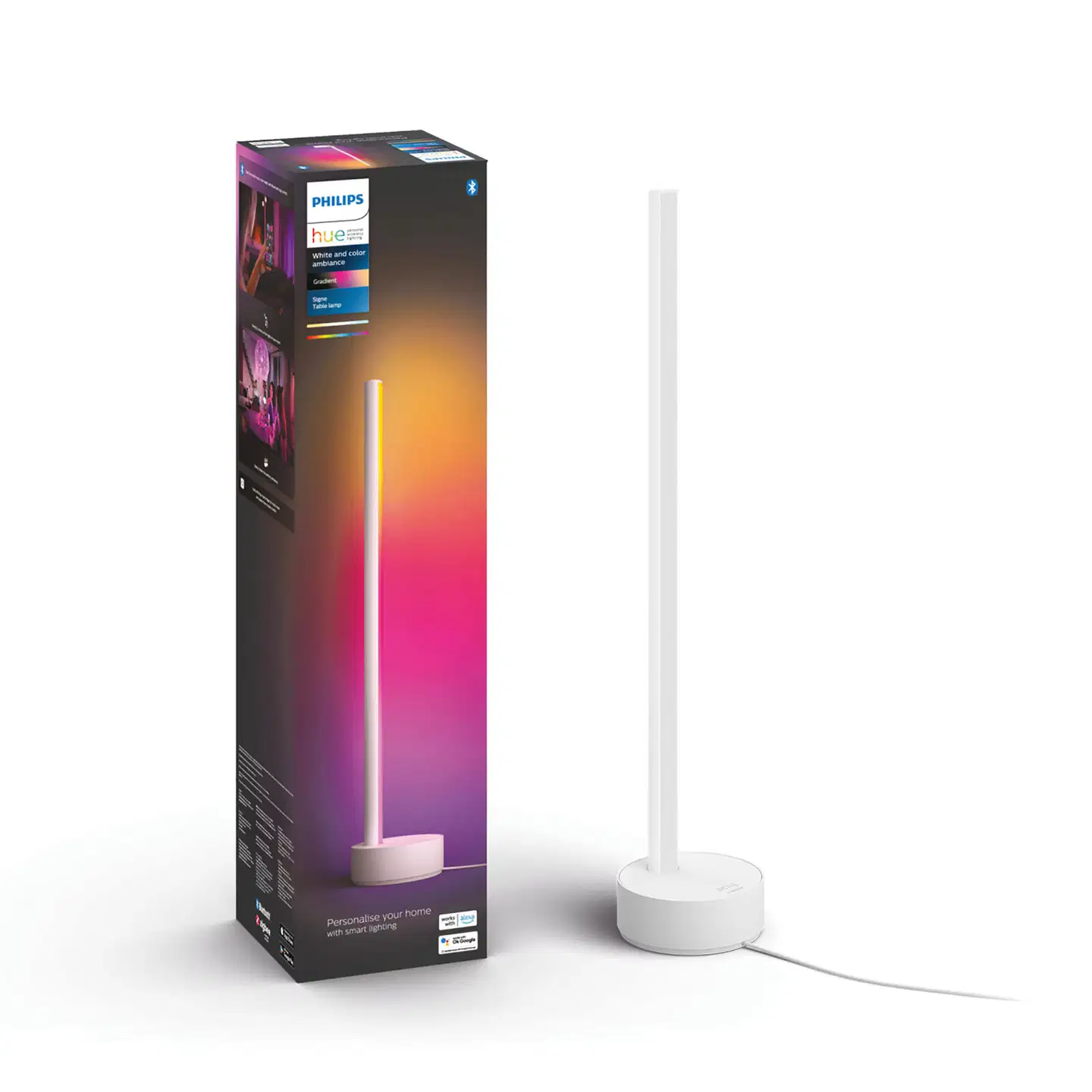 Philips Hue Gradient Signe -pöytävalaisin 12W 2000-6500K 1040LM valkoinen - 3