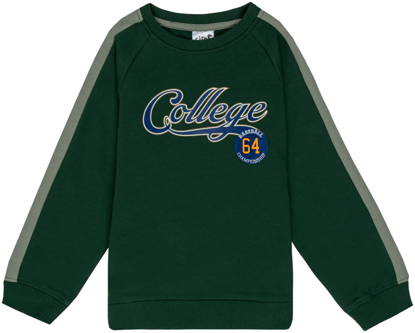 Ciraf lasten collegepaita 25PC260230 - Pineneedle - 1