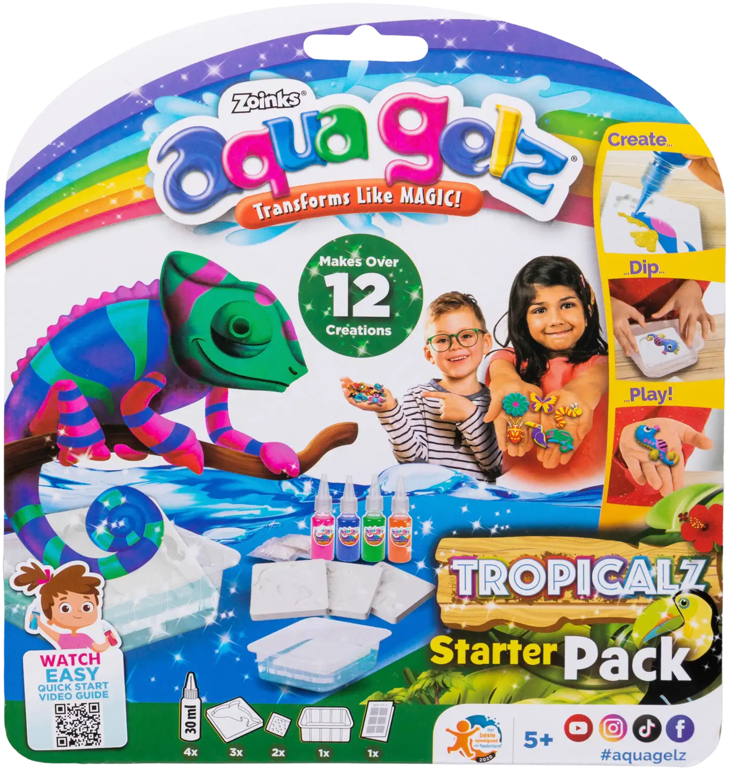 Aqua Gelz askartelusetti aloituspakkaus trooppinen - 3