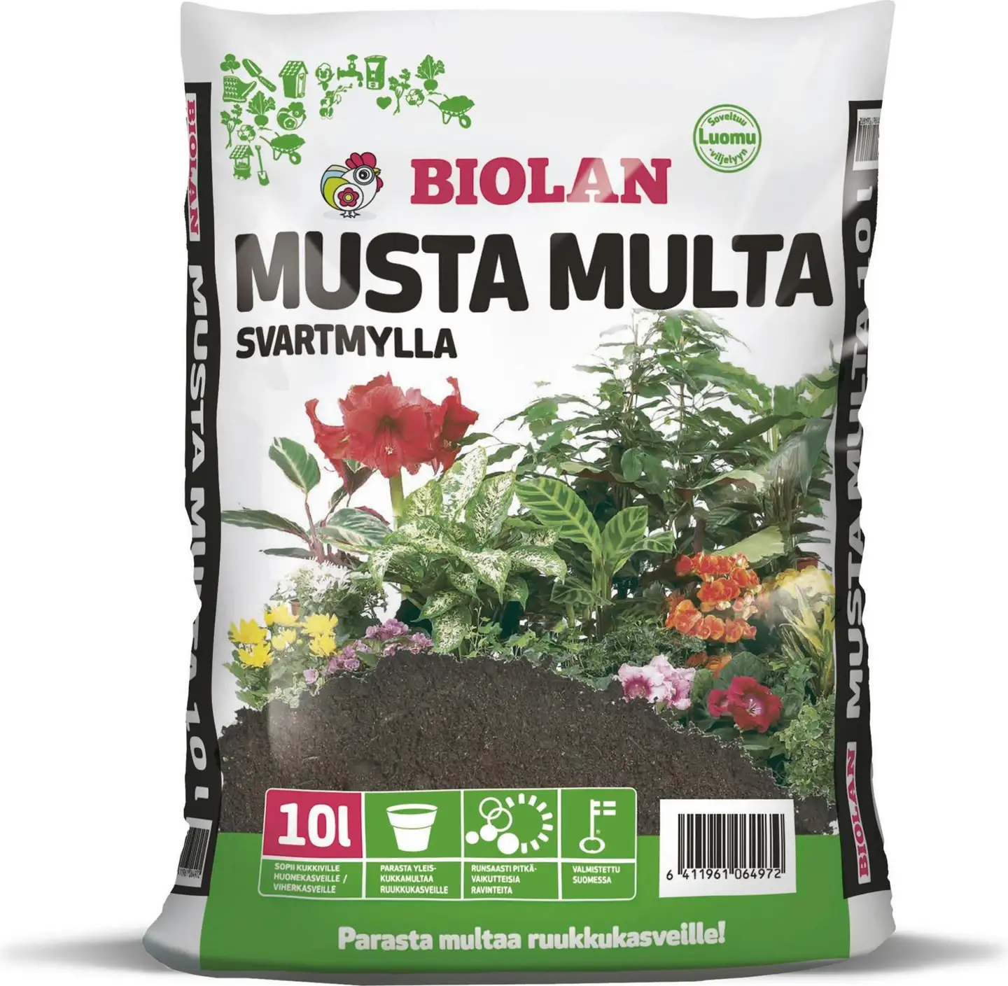 Biolan Musta Multa 10 l