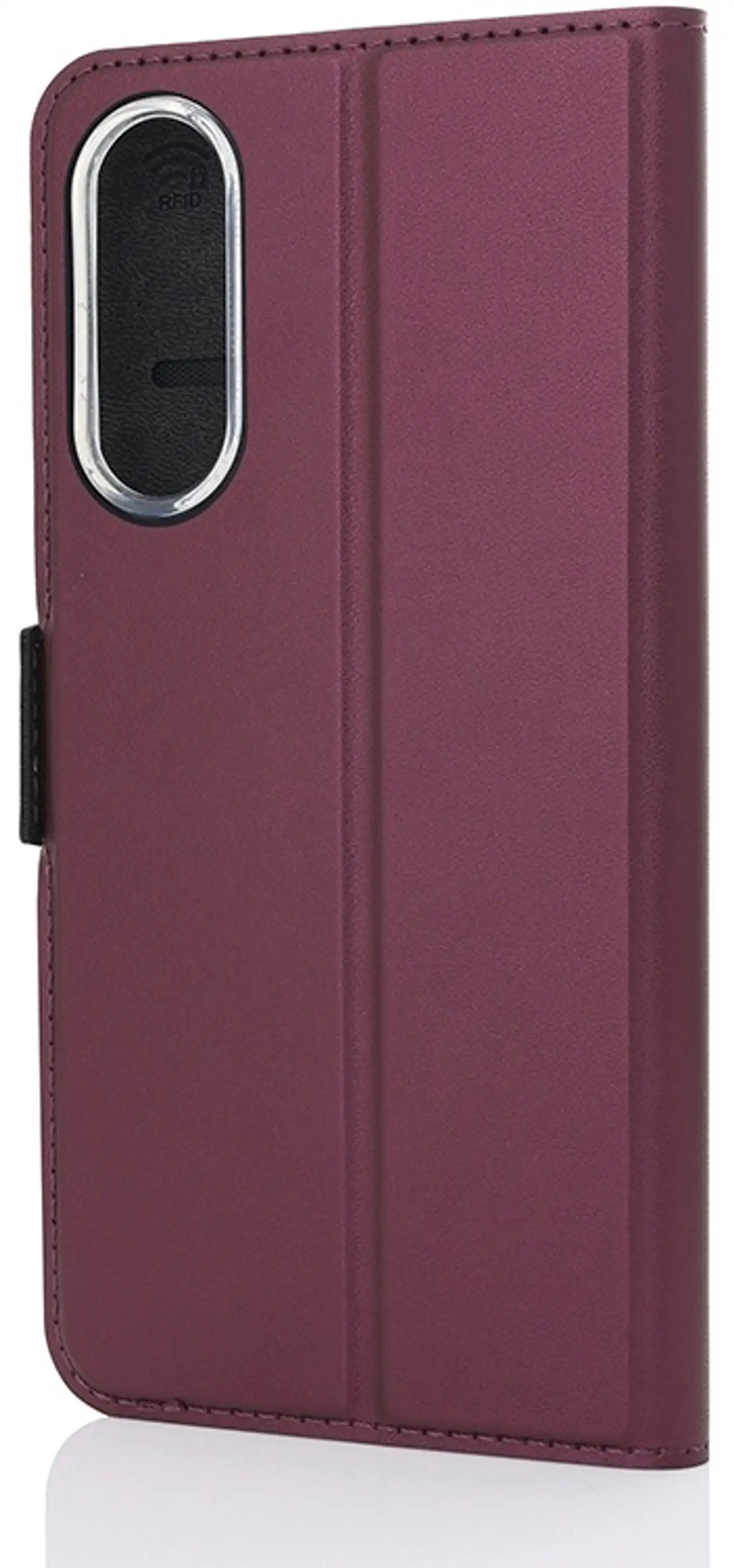 Wave Book Case, Samsung Galaxy S25 Edge 5G, Smoky Sangria - 2