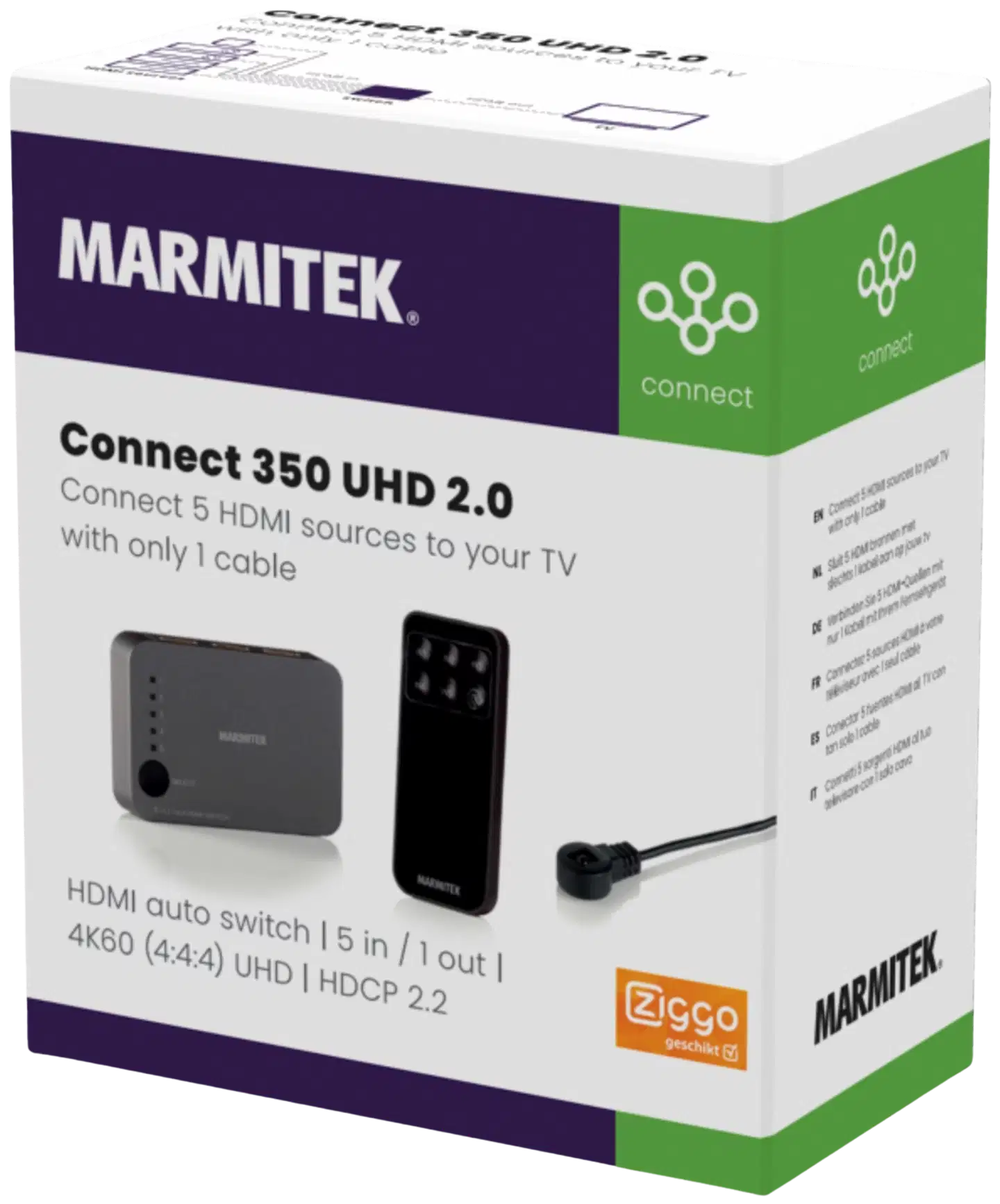 Marmitek HDMI-kytkin Connect 350 UHD 2.0 - 8