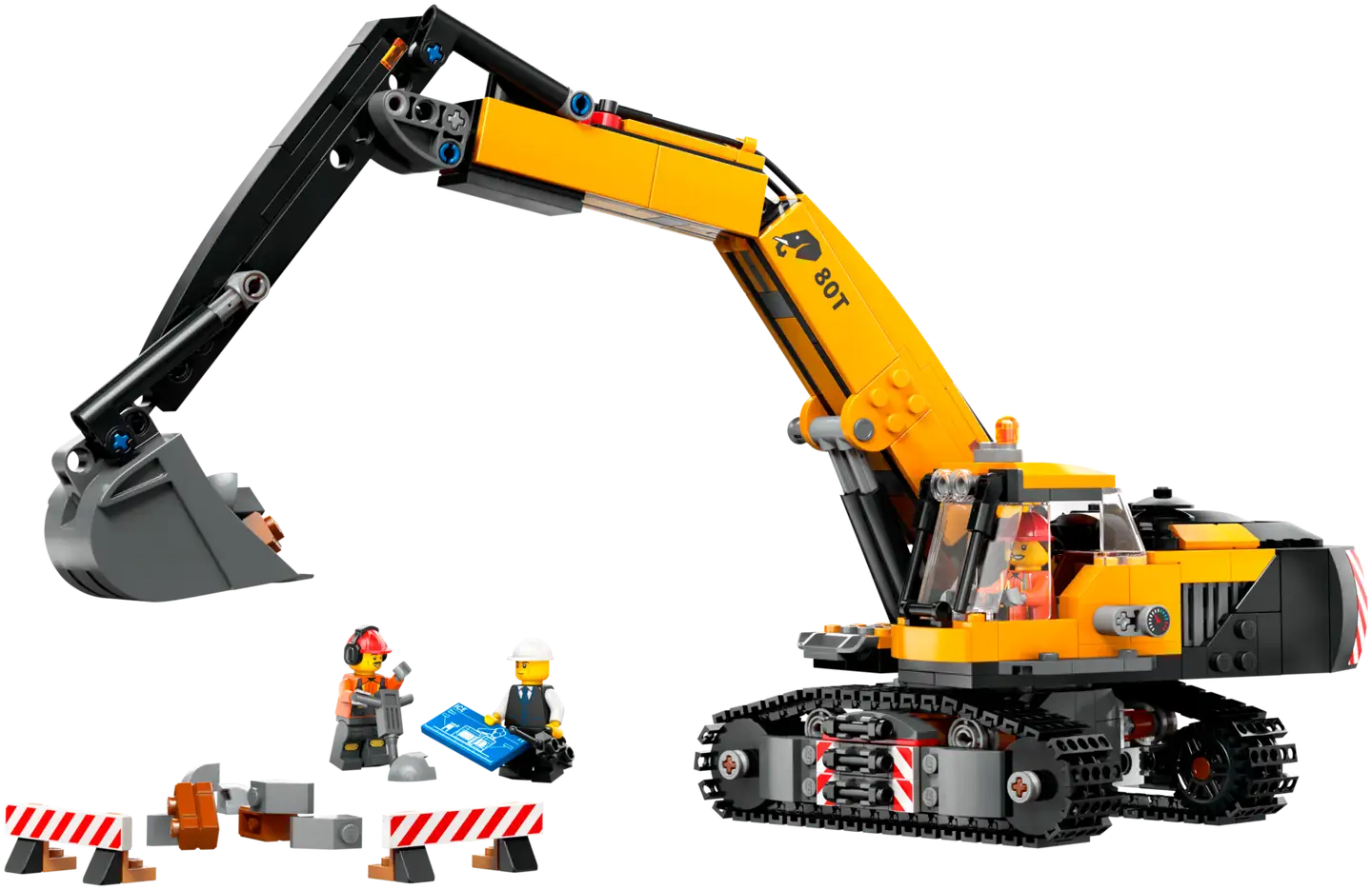 LEGO® City Big Vehicles 60420 Keltainen rakennuskaivuri - 4