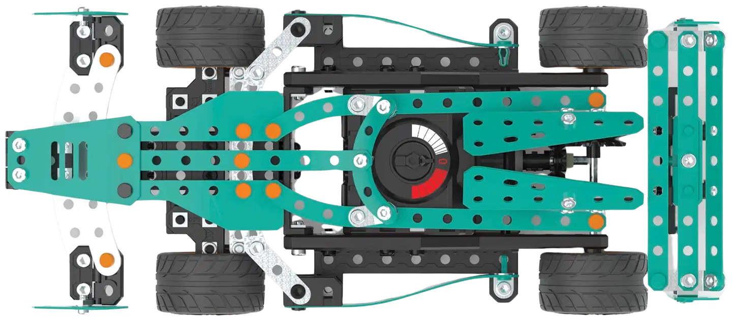 Meccano 2-in-1 Hypercar ja F1 -rakennussarja - 7
